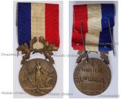 France WWI Bronze Medal of Honor of the French Ministry of Interior for Acts of Courage & Devotion Type 1889 by Coudray