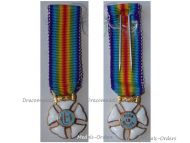 France WWI Cross of Merit of the Great War Combatants Mutuality Fund Pour Le Merite MINI