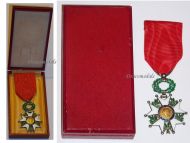 France WWI National Order of the Legion of Honor Knight's Cross French 3rd Republic 1870 1951 Lux Type Boxed