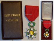 France WWI National Order of the Legion of Honor Knight's Cross French 3rd Republic 1870 1951 Boxed