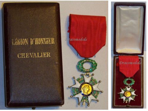 France WWI National Order of the Legion of Honor Knight's Cross Boxed 1870 1951 French 3rd Republic