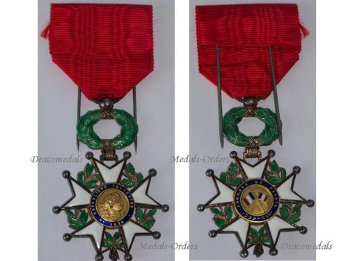 France WWI National Order of the Legion of Honor Knight's Cross French 3rd Republic 1870 1951 Lux Type with Boar's Head Hallmark