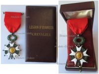 France WWII National Order of the Legion of Honor Knight's Cross Boxed 1951 1961 by Arthus Bertrand French 4th Republic