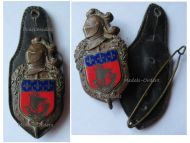 France Badge Paris Republican Guard 1954 1978 by Drago on Leather Fob