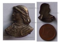 France WWI Patriotic Badge Joan of Arc Bust