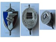 France WWII Badge Gaule Helmet with Sword French Legion of Combatants of the National Revolution 1940 1944 Vichy Government by Decat