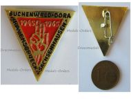 France WWII Badge Liberation of Buchenwald, Dora, Ravensbrueck, Sachsenhausen Concentration Camps 20th Anniversary 1945 1965