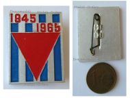 France WWII Badge for the Liberation and Return of the Political Prisoners fron German Captivity 20th Anniversary 1945 1965 