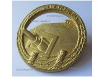 France WWII Maginot Line Beret Cap Badge for Officers by Artus Bertrand