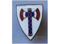 France WWII Order of the Gallic Francisque Badge Vichy Government Marked OA11