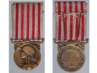 France WWI Commemorative Medal by Leon Chalin Signed by Morlon