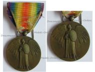 France WWI Victory Interallied Medal by Pautot Mattei Laslo Unofficial Type 2