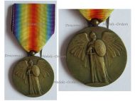 France WWI Victory Interallied Medal by Pautot Mattei Laslo Unofficial Type 2