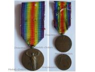 France WWI Victory Interallied Medal by Morlon Laslo Official Type LARGE MINI
