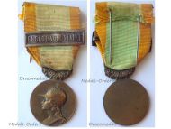 France WWI Medal for the Volunteers of the Great War with Clasp Engage Volontaire for Voluntary Enlistment Unifacial Type