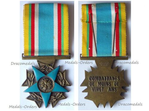 France WWI Young Combatant Medal for Soldiers Under 20 Years of Age by Decat