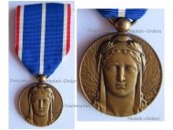 France WWI Veterans Commemorative Medal for the Occupation of Rhineland, Ruhr and Tirol 2nd Type by Arthus Bertrand