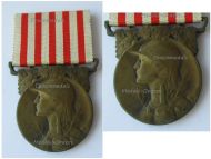 France WWI Commemorative Medal 1914 1918 by the Paris Mint Signed by Morlon