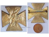 France WWI Patriotic Cross for the Soldier Day 1915 Organized by the French Parliament Gold Class by Lalique