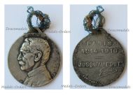 France WW1 Patriotic Medal of General Gallieni for the Defense of Paris 1914 1916 Jusqu’au Bout by Maillard
