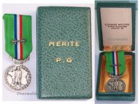 France WWII Commemorative Medal of the Prisoners of War Federation FNCPG 1939 1945 Rare Type Boxed by Welter
