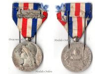 France Honor Medal of Railroads Silver Class 1st Type Attributed 1929 by the Paris Mint