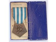 France WWII Resistance Medal for Deportees and Internees on Ribbon for Deportee by the Paris Mint Boxed by Petipez