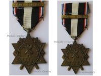 France WWI WWII Aisne Chemin des Dames Medal with Clasp Aisne 1939 1945