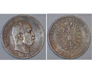 Germany Prussia 5 Mark 1875 B Silver Coin Kaiser Wilhelm I Hanover Mint