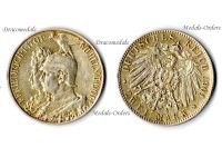 Germany 2 Mark Coin 1901 Prussia 200th Anniversary German Empire Kaiser Wilhelm II Berlin Mint