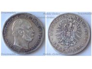 Germany Prussia 5 Mark 1876 A Silver Coin Kaiser Wilhelm I Berlin Mint