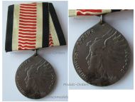 Germany South West Africa Colonial Medal Steel for Non Combatants of the Herero Namaqua Rebellion 1904 1906 by Schultz on Large Bar
