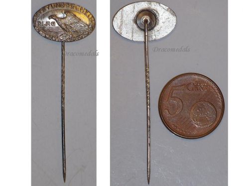 Germany WWI DLRG Qualification Badge Stickpin 2nd Class German Life Saving Association
