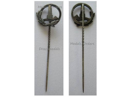 Germany WWI Prussia Stickpin Badge of the Lighthouse Kyffhauser Land Forces Veteran Association Silver 835