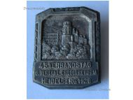 Germany Badge of the Association for the Restructure of the German Debt, 45th Summit Day, Heidelberg 1928
