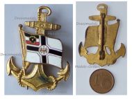 Germany WWI Imperial Navy Fleet Veteran Association Badge Flag & Anchor