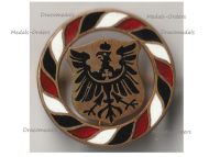 Germany WWI Cap Badge Prussian Eagle & German Imperial Colors