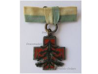 Germany WWI Bavaria Christmas Tree 1916 Cap Badge by Luppe & Neilaronner