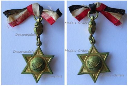 Germany WWI Amicitia Institutio Gold Medal, IUHR Geneva Union, International Society of Hotel Bar Restaurant Employees