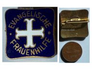 Germany WWI Badge of the Protestant (Evangelical) Association for Women Relief - Aid