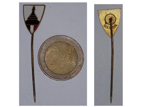 Germany WWI Prussia Lighthouse Kyffhauser Land Forces Veterans Stickpin Marked Ges. Gesch 