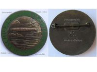 Germany Graf Zeppelin LZ-127 Airship Commemorative Badge for the 1st Commercial Flight 1932 by FLL