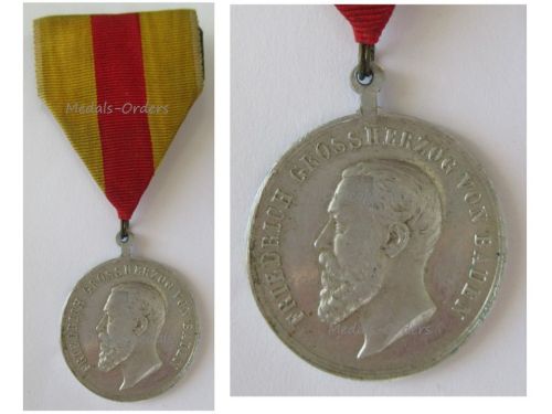 Germany WWI Baden Patriotic Medal of Duke Friedrich "With God for Emperor, Prince and Fatherland"