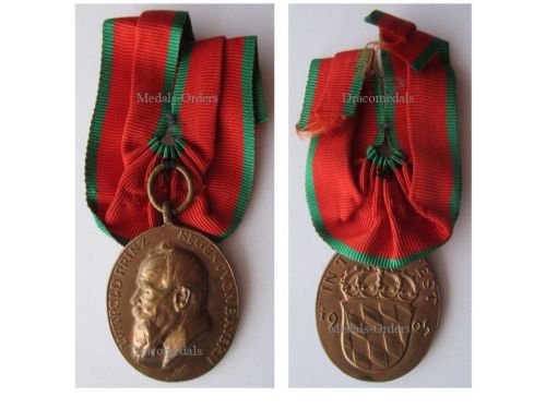 Germany Bavaria WWI Prince Regent Luitpold Jubilee Medal for the Army, 1905