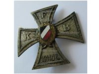 Germany WWI Bavaria FKB Cross of the German WW1 Combatant Association 1st Class 1928 1931