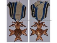 Germany WWI Bavaria Merenti Cross of Military Merit 3rd Class with Swords by Deschler