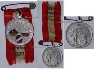 Germany Saxony Reuss Commemorative Medal for Participation in the Gymnastics Tournament 1920