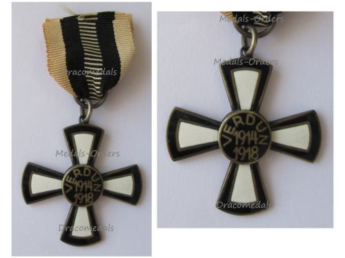Germany WWI Verdun Cross 1914 1918 2nd Type by Fleck & Sohn