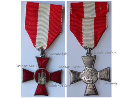 Germany WWI Hamburg Hanseatic War Cross 1914 1918