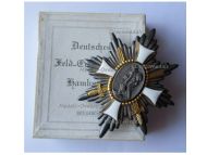 Germany WWI German Field Decoration of Honor Veteran Badge 1914 1918 Boxed Rare Hamburg 3 Type
